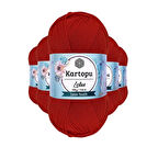 5 Adet Lotus Bikini Büstiyer Bluz Örgü İpi K101 Nar Çiçeği