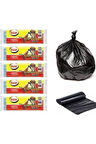 Ögem Büyük Boy Çöp Poşeti 65x80 Cm 50 Lt 10'lu Rulo 5 Paket Siyah