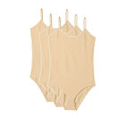 3 Adet İp Askılı Kadın Çıtçıtlı Body Ten