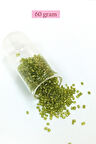 Kesme Cam Boncuk 2mm - 60 Gram - Şeffaf Çimen Yeşili - BNC393