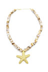 Deniz Kabuklu Yıldız Kolye - Altın