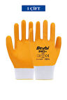 Pn3+ Sarı Iş Eldiveni Polyester Örme Nitril Beybi No:10 Royaleks Group - 1 Çift