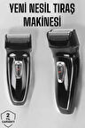 Şarjlı Paslanmaz Çelik Bıçaklı ve Kablosuz Saç Sakal Tıraş Makinesi
