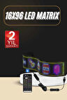 Led Ekran Matrix Panel En Büyük Boy 16X96 Araba Yazısı 19.2x89.8 cm