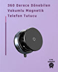 Çift Taraflı Vakum Emme Özellikli 4.7+ İnç Telefon Tutucu – Güvenli Sabitleme