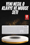 Klavye Mouse Seti Sessiz Kablosuz Türkçe TV  PC Uyumlu