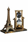 Masa Biblosu Dekoratif Süs Kum Saati Eyfel Kulesi Hediyelik Kum Saati