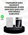 5000mAh / 10000mAh Kapasiteli Manyetik USB-C ve Kablosuz Powerbank