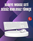 Kablosuz Klavye Mouse Takımı - Ergonomik, Sessiz ve Enerji Tasarruflu