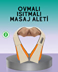 Profesyonel Ovmalı Masaj Aleti Isıtmalı Vücut Masajı İçin Pratik Kullanım