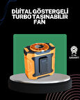 USB Şarjlı Kompakt El ve Boyun Fanı Çok Fonksiyonlu