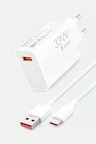 Redmi Note 13 Uyumlu Gerçek Güç 33W Turbo Şarj Saniyeli Adaptör + Kablo Şarj Set