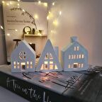 M&C Concept 3'lü Beyaz Ev Mumluk