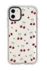iPhone 12 Uyumlu Kiraz Candy Bumper Silikonlu Telefon Kılıfı