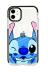 iPhone 12 Casetify Stitch Desenli Anti Shock Premium Silikonlu Siyah Kenar Detaylı Telefon Kılıfı