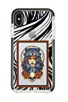 iPhone X Casetify Warrior Woman Desenli Anti Shock Premium Silikonlu Siyah Kenar Detaylı Telefon Kılıfı