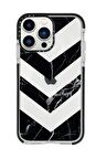 iPhone 13 Pro Max Mermer Üçgen Casetify Darbe Emci Silikonlu Telefon Kılıfı