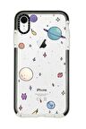 iPhone XR Casetify Gezegenler Desenli Anti Shock Premium Silikonlu Siyah Kenar Detaylı Telefon Kılıfı