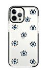 iPhone 12 Pro Max Casetify Nazar Gözler Desenli Anti Shock Premium Silikonlu Siyah Kenar Detaylı Telefon Kılıfı