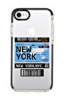 iPhone 6 Plus Casetify New York Desenli Anti Shock Premium Silikonlu Siyah Kenar Detaylı Telefon Kılıfı