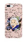 iPhone 7 Plus Einstein In Formula Desenli Premium Silikonlu Telefon Kılıfı