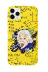 iPhone 11 Pro Einstein In Formula Desenli Premium Silikonlu Telefon Kılıfı