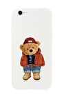 iPhone 6 Teddy Bear Premium Silikonlu Telefon Kılıfı