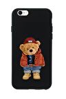 iPhone 6S Teddy Bear Premium Silikonlu Telefon Kılıfı
