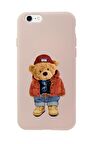 iPhone SE 2020 Teddy Bear Premium Silikonlu Telefon Kılıfı