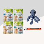 Kediler İçin 3Lü Set Mavi