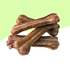 12Cm Ciğerli Naturel Köpek Ödül Kemiği 10Lu Paket