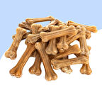 Naturel Press Diş Kaşıyıcı Köpek Çiğneme Kemiği 8cm 50Li Paket