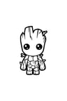Groot Sticker 15*10 Cm
