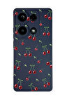 Xiaomi Redmi Note 13 Pro 4G Uyumlu Kiraz Desenli Premium Silikonlu Lansman Telefon Kılıfı