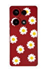 Xiaomi Redmi Note 13 Pro 4G Uyumlu Bahar Papatyaları Desenli Premium Silikonlu Lansman Telefon Kılıfı