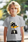 HAYVAN FİGÜRLÜ DAFFY DUCK BASKILI OVERSIZE TİŞÖRT