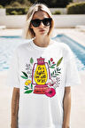 Be a light Baskılı Unisex Oversize Tişört