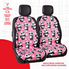 Dijital Baskılı Yeşil Panda Desen