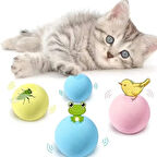 MDB Kedi Otlu 3 Sesli İnteraktif Top Kedi Oyuncağı