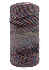 Makrome İpi 3mm Polyester Gri Simli