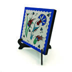 Osmanlı İznik Çini DeseniBaskılı MDF Masaüstlük