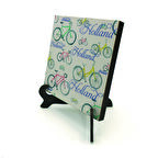 Hollanda Bisklet GörseliBaskılı MDF Masaüstlük