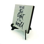 Matta 5:14 AyetiBaskılı MDF Masaüstlük