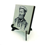 İtalyan Kaşif, Marco PoloBaskılı MDF Masaüstlük