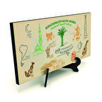 Suudi Arabistan Baskılı MDF Masaüstlük