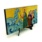 Musa’nın Denizi İkiye ayırması Baskılı MDF Masaüstlük