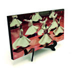 Mevlevi AyiniBaskılı MDF Masaüstlük