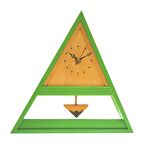 Masa Ve Duvar Saati El Yapımı Sarkaçlı Triangle