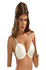 Kadın Ekru 2'Li Paket Le Jardin 7007 Valeria Biyeli Taşlı Destekli Sütyen