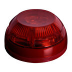 Teknim TFS-3192R Konvansiyonel Flaşörlü Yangın Alarm Sireni. Kırmızı